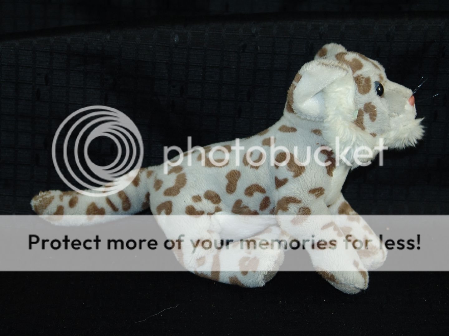 SOS Lifelike Plush Baby Snow Leopard Cub Stuffed Animal  