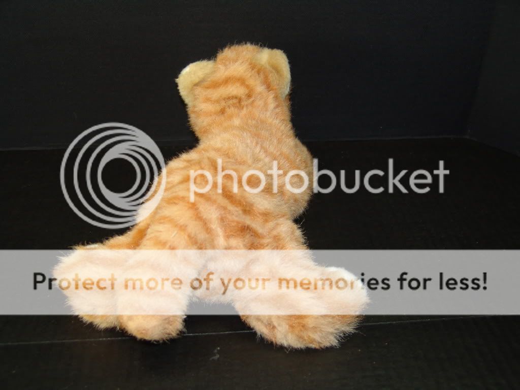 11 Plush Handmade Aurora Orange Tabby Tiger Kitty Cat Stuffed Animal 