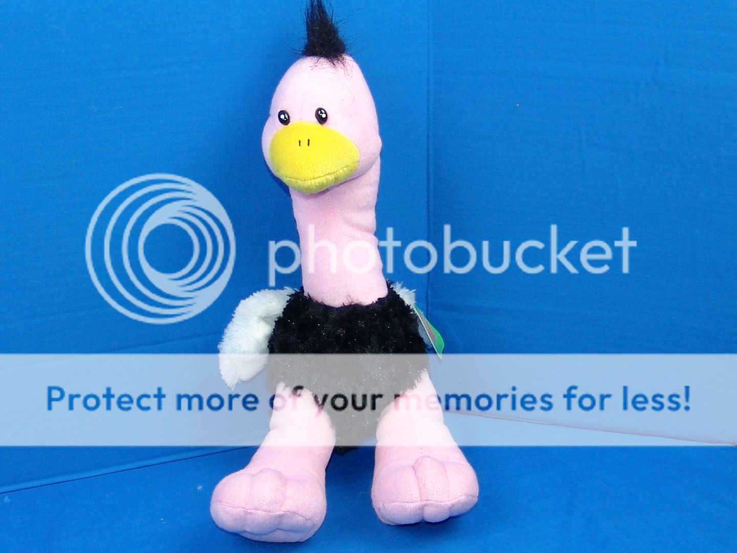 ebay: big new lifelike pink baby ostrich bird plush stuffed