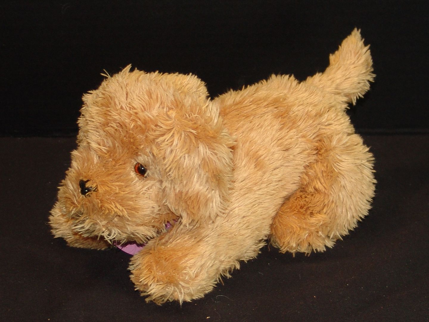 plush barking sound barbie dog golden retriever dog plush