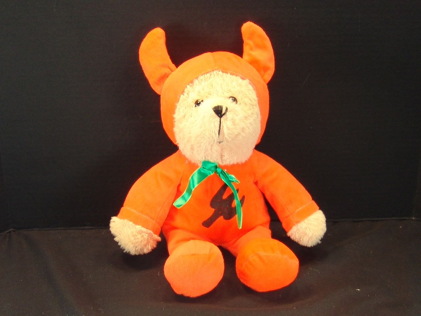 pumpkin bear plush