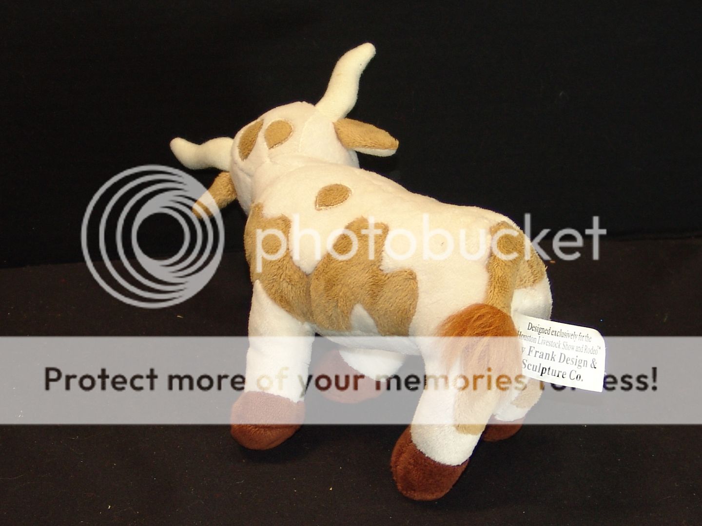 HOUSTON TEXAS LIVESTOCK & RODEO SHOW LONGHORN PLUSH STUFFED ANIMAL 