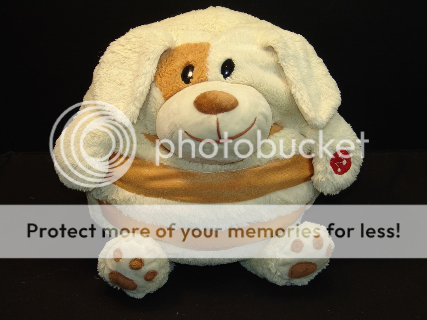   PLUSH MICROBEAD PILLOW CHATTER MUSHABELLY DOG STUFFED ANIMAL  