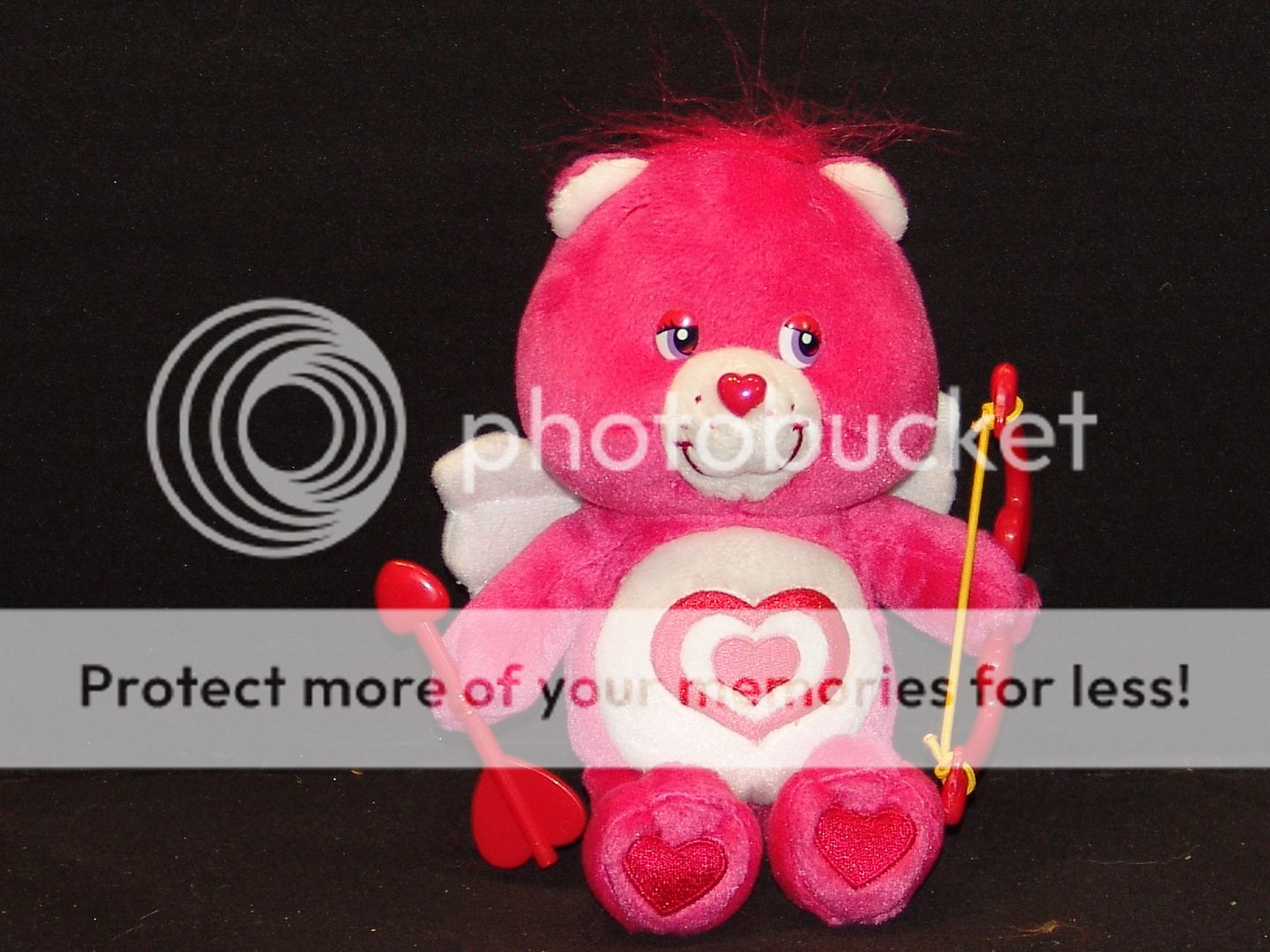 VALENTINES DAY TARGET STORE ALL MY HEART CARE BEAR CUPID PLUSH STUFFED 