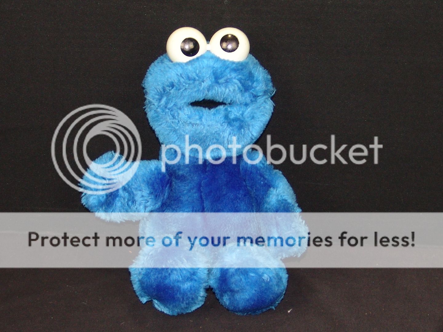   APPLAUSE SESAME STREET BLUE COOKIE MONSTER PLUSH STUFFED ANIMAL  