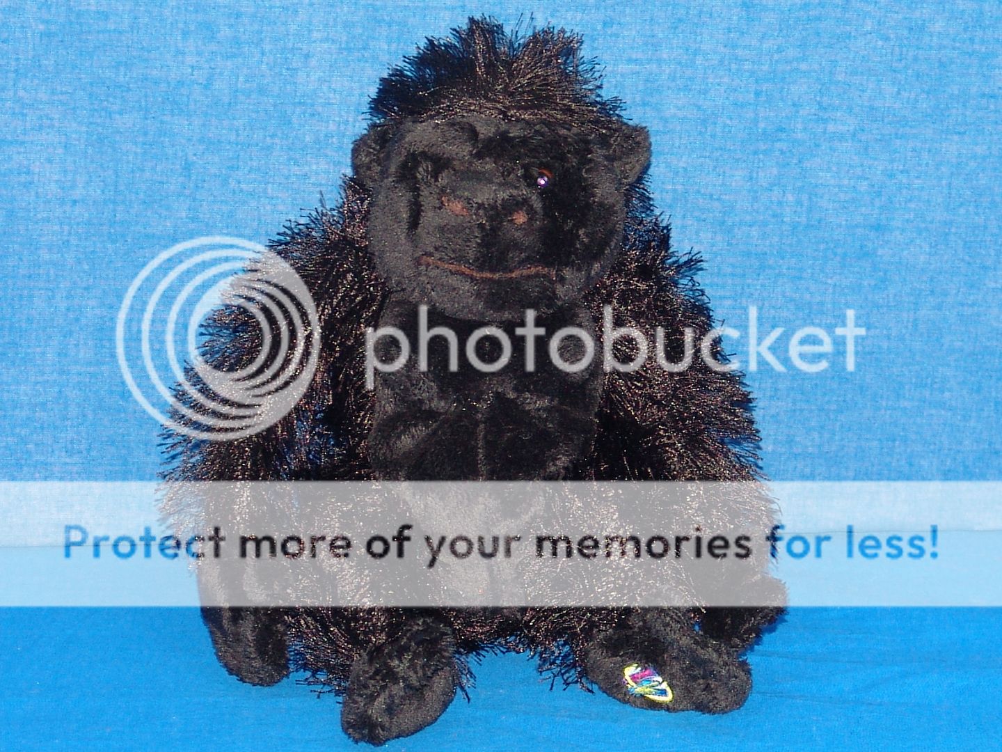 webkinz plush only no secret code lifelike black gorilla free