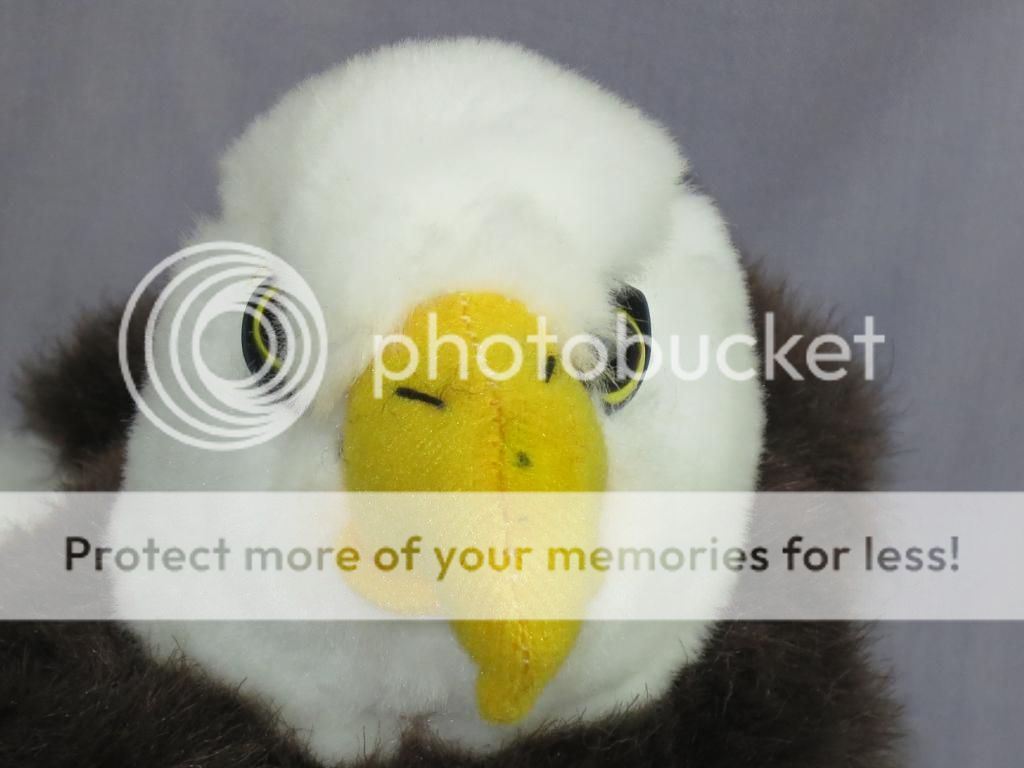 stuffed bald eagle toy