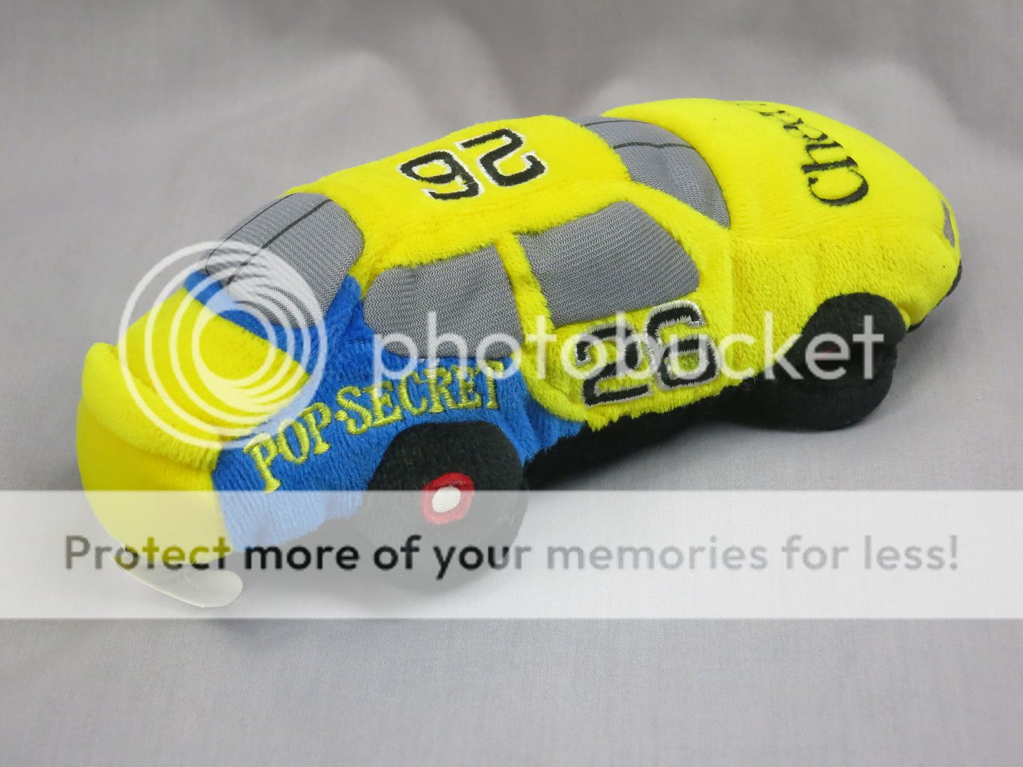 race car plush