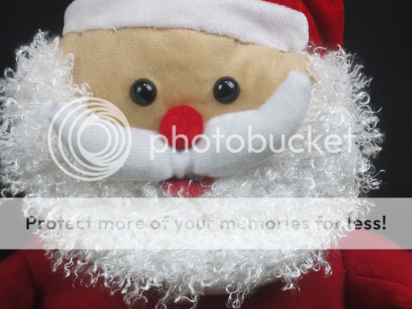 big stuffed santa claus