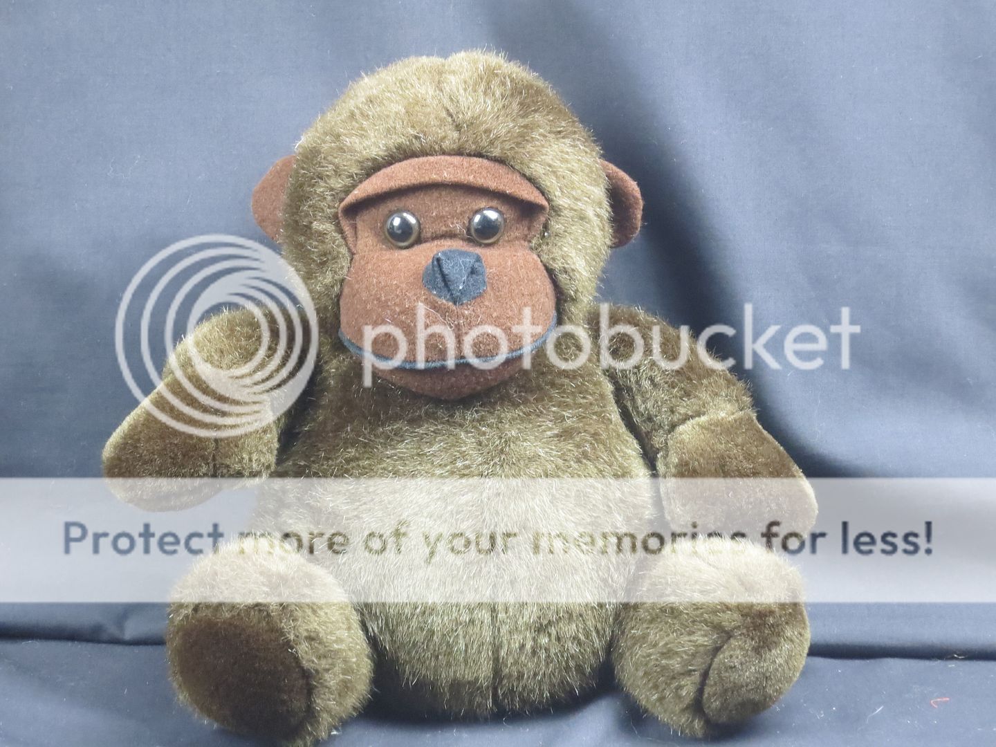 vintage stuffed animal monkey