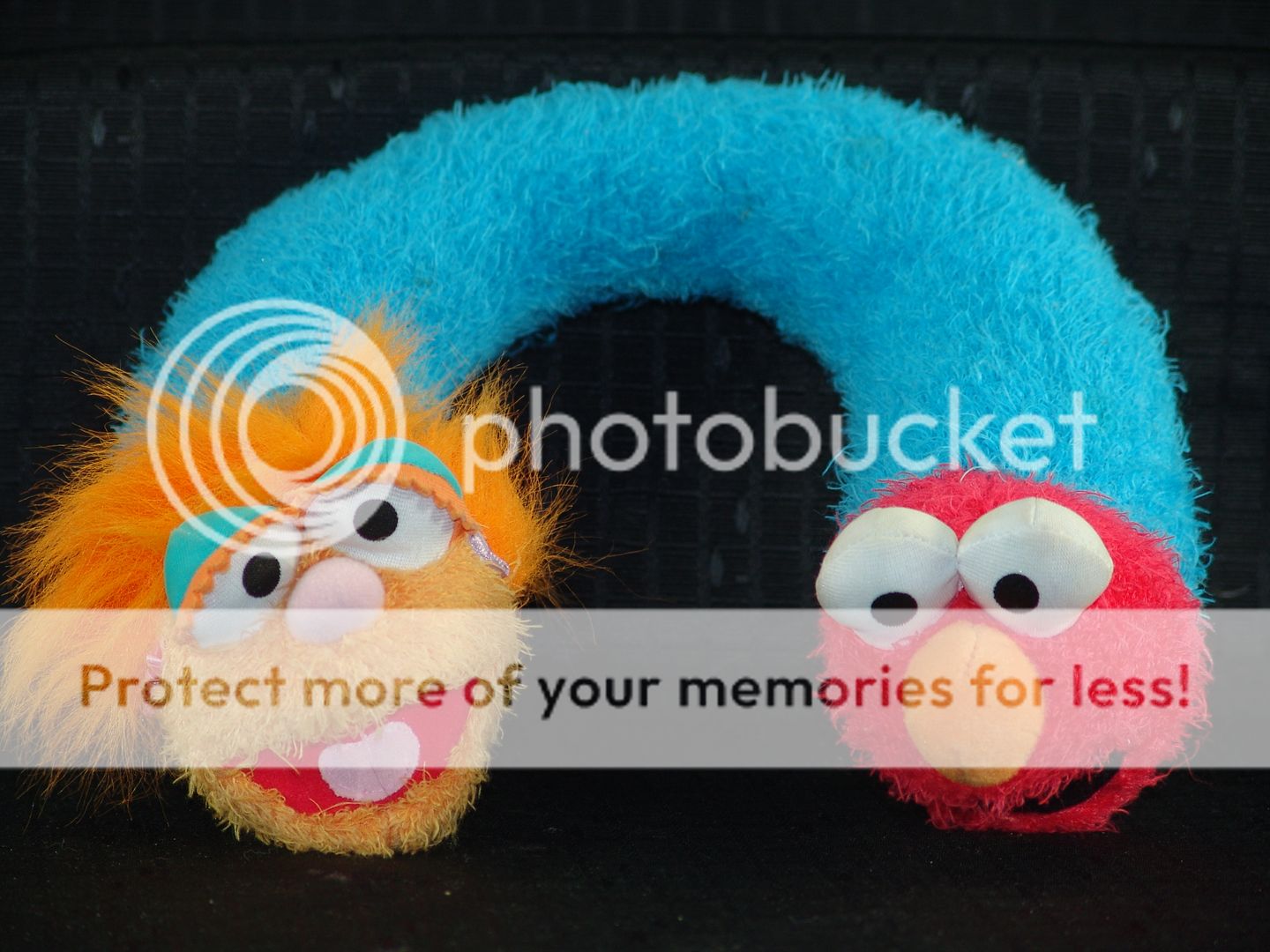 Sesame Street Elmo & Zoe Monster Travel Head Pillow Toy  