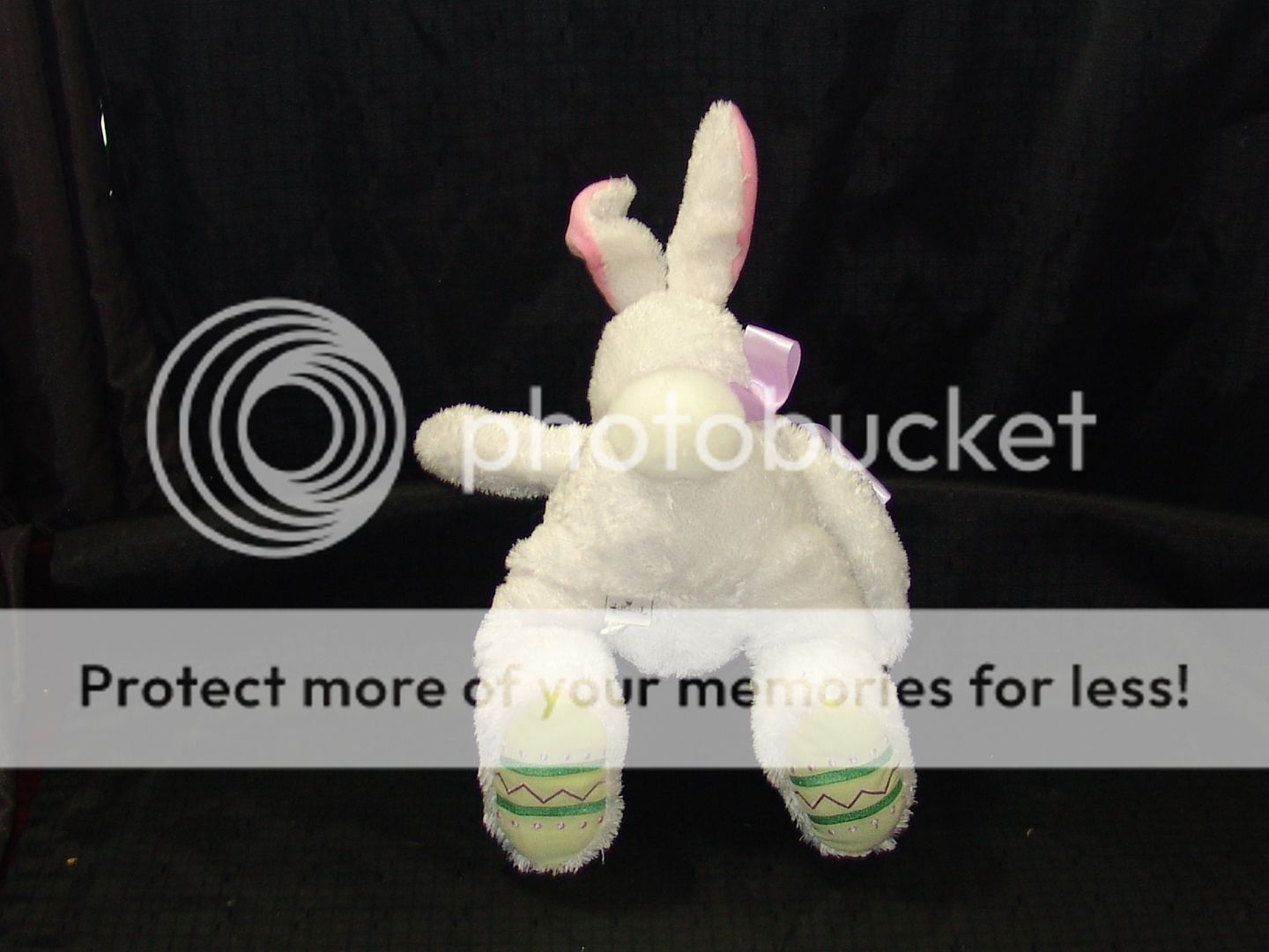 Plush Hallmark Easter Egg Foot Bunny Rabbit Somebunny  