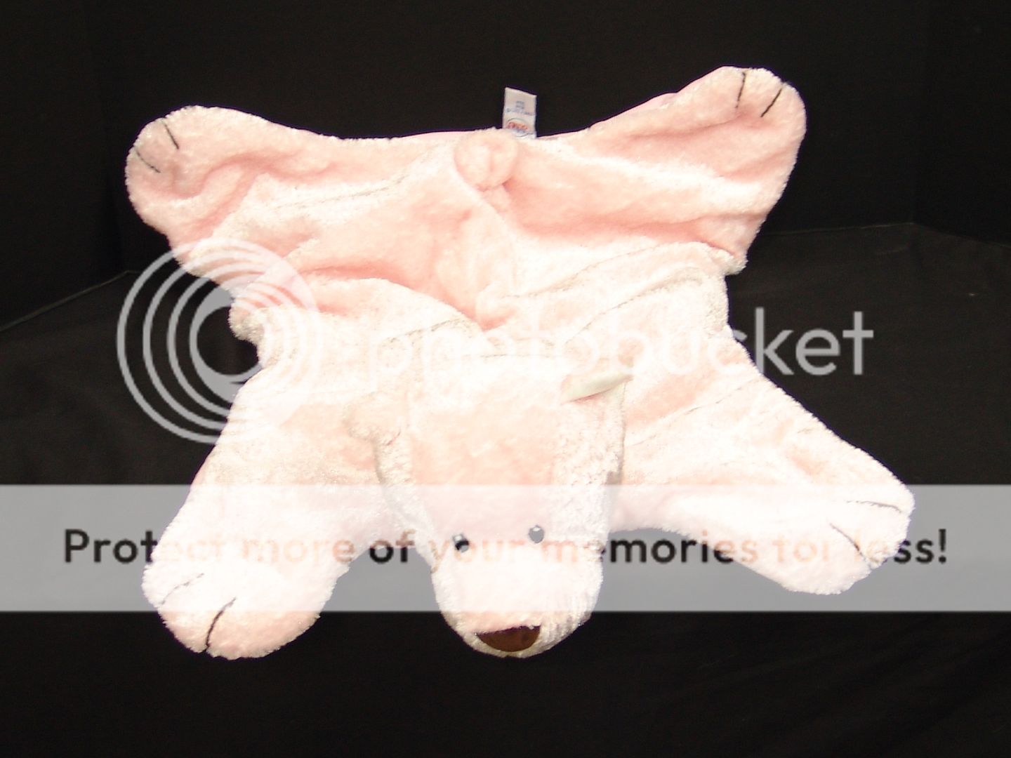 baby gund comfy cozy blanket plush pink bear 5864 plush stuffed